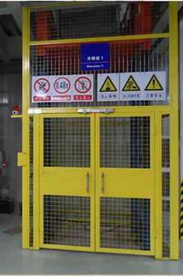 平面库货架各楼层起落货梯